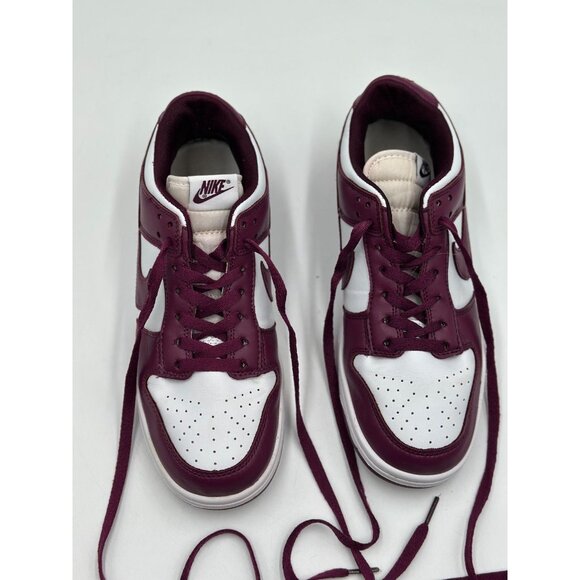 Nike Dunk Low Team Red White Leather DD1503-108 Size 8.5 - Picture 4 of 12